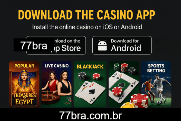 Como baixar o APK oficial da 77bra no Android