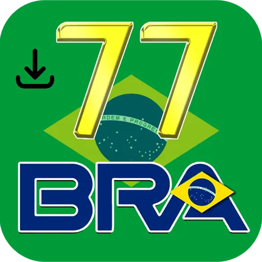 Imagem promovendo download gratuito do app 77bra